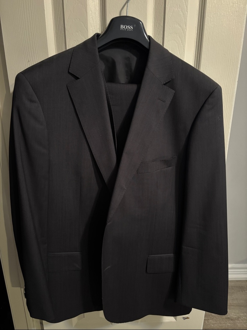 BOSS Men's 3 piece Black Suit Jacket - Single-Breasted Blazer